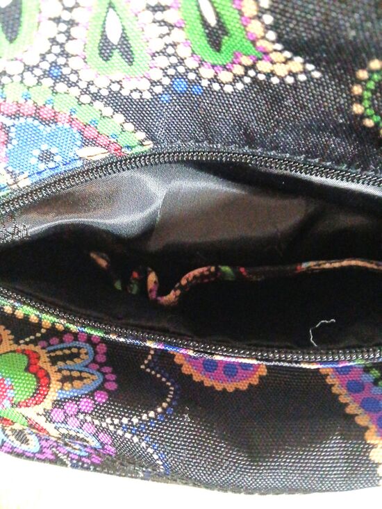 VERA BRADLEY KIEV PAISLEY (Retired) Large Lots of Pocket/Dividers Black Paisley main image 5